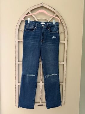 Good American 6-12 Always Fits Straight Leg jeans. NWOT.